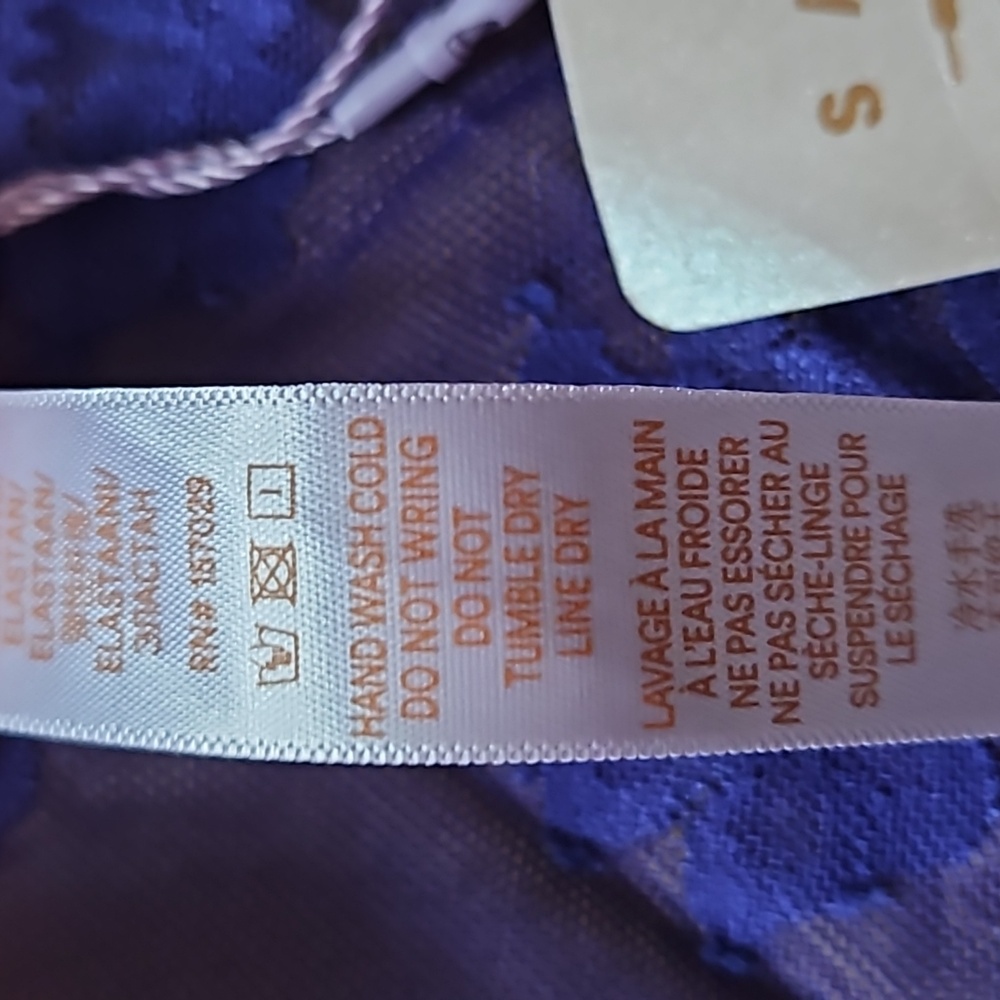 Savage x Fenty Strap Up Long Sleeve Lace Slip Dress-Taboo Blue-3X - Picture 4 of 8